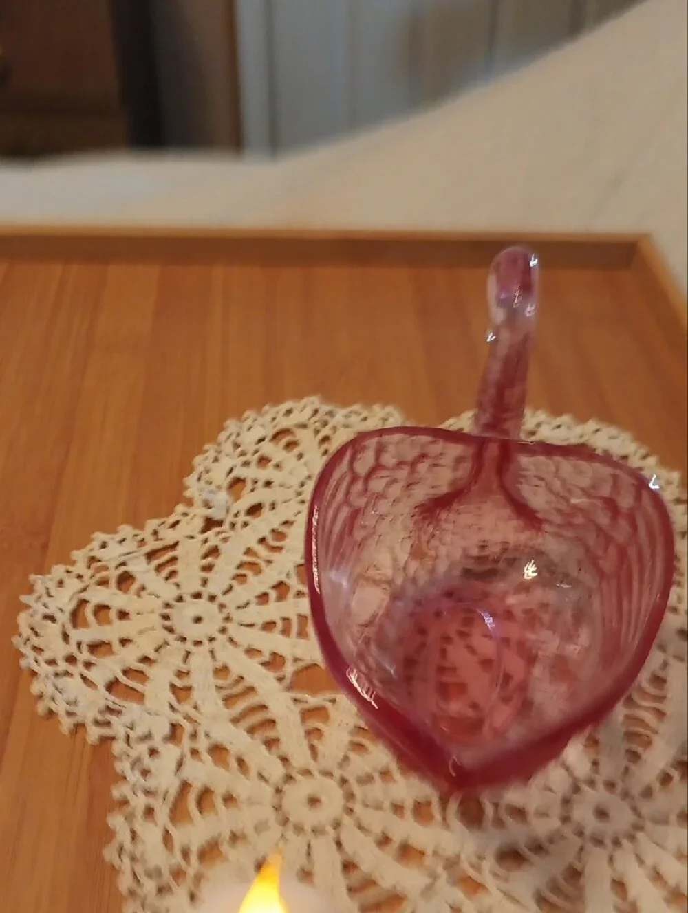 Fenton swan bowl